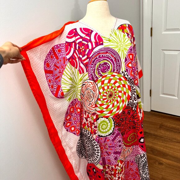 Gypsie Blu Lagenlook Bohemian Mod Kaftan Kimono Dress OS - Picture 4 of 11